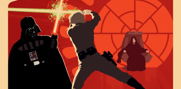 Luke And Darth Vader Fan Artwork