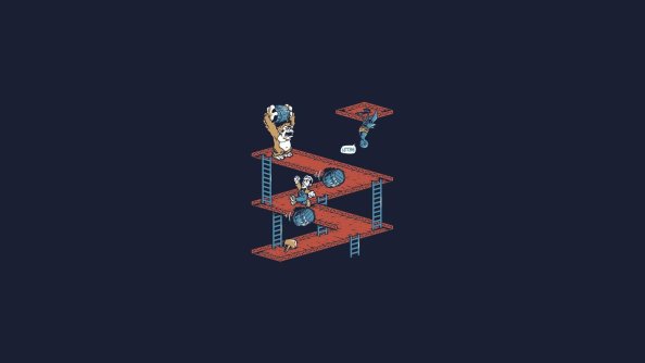Donkey Kong Game Minimalism