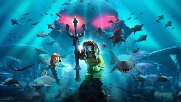 Lego Aquaman Poster 8k