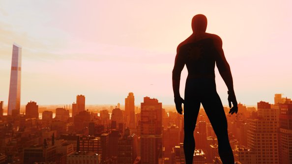 Spiderman Ps4 Skyline 4k