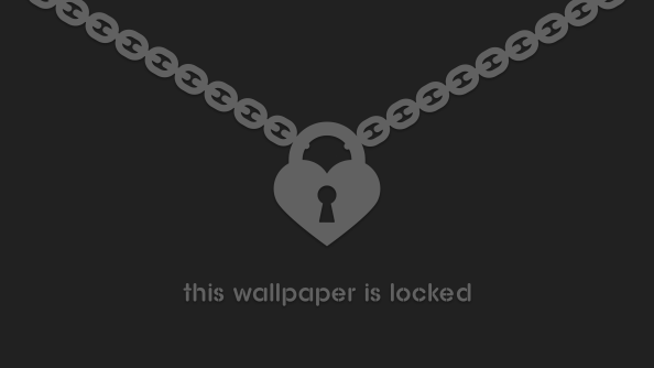 Locked Wallpaper Minimalism