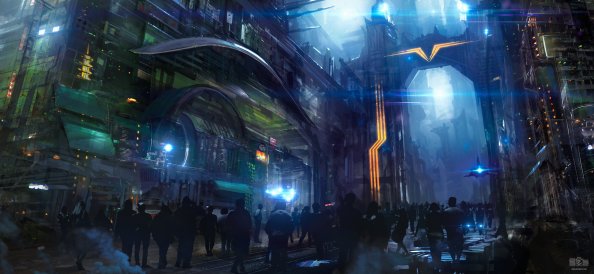 Town Digital Art Painting 5k