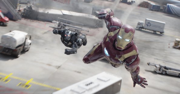 Iron Man War Machine Flying