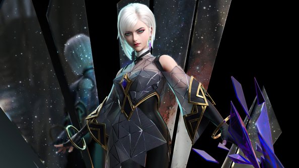 Anime Digital Art 4k