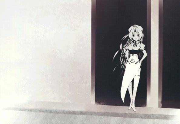 Anime Girl Standing Door 8k