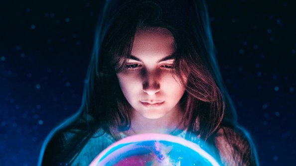 Girl Seeing The World Majestic Ball