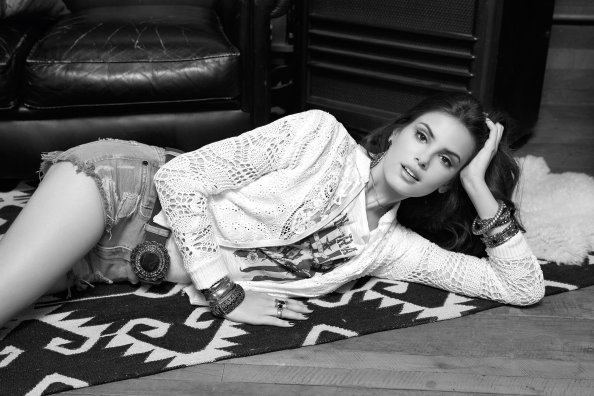 Camila Queiroz Black And White