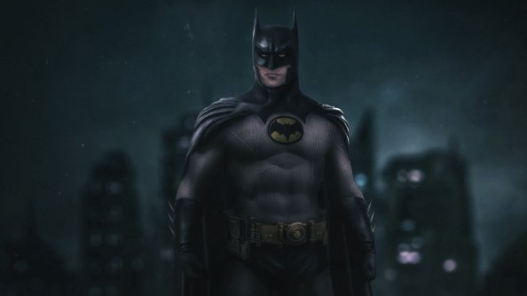 Batman Old Suit Artwork