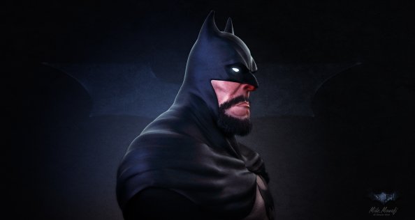 Bearded Batman New
