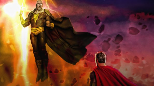 Black Adam Vs Superman 4k