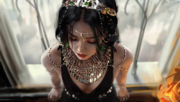 Queen Black Dress 5k