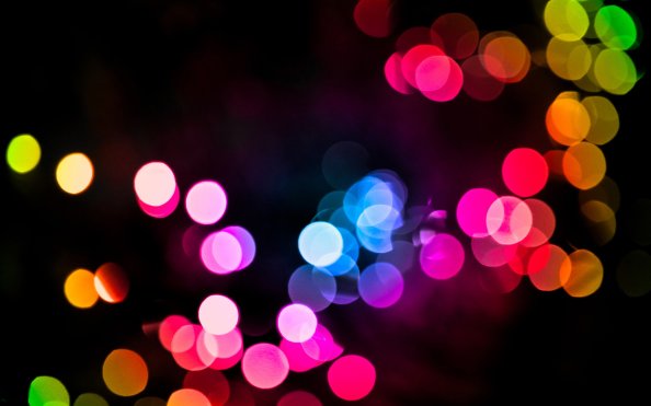 Bokeh Colorful Lights Blurred