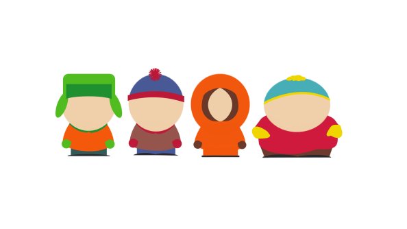 South Park Main Characters Minimalism