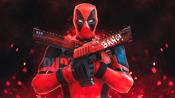 Deadpool Gun Up