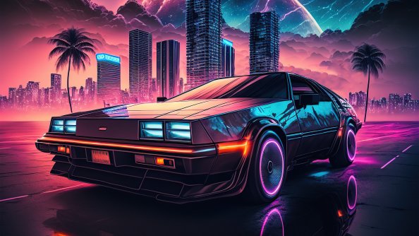 Neon 80s Ride