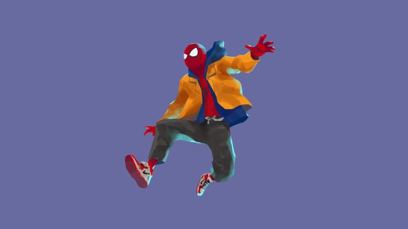 SpiderMan Into The Spider Verse Movie 4k Artwork