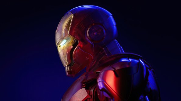 Holographic Iron Man 4k 2020