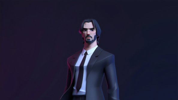 Keanu Reeves John Wick Fan Art