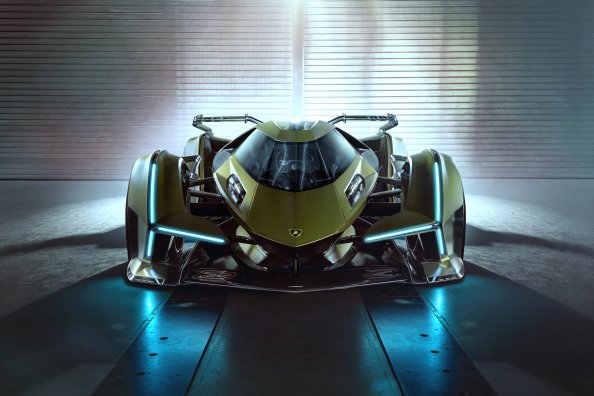 2020 Lamborghini Lambo V12 Vision Gran Turismo Front View