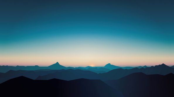 Silent Mountains Minimal 8k