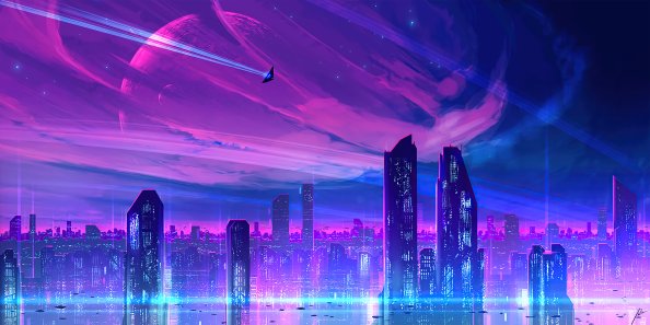 A Neon City
