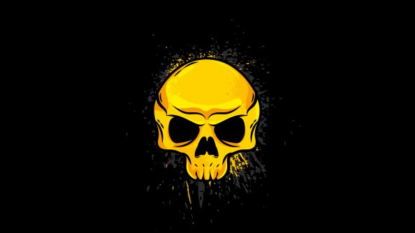 Gold Skull 4k