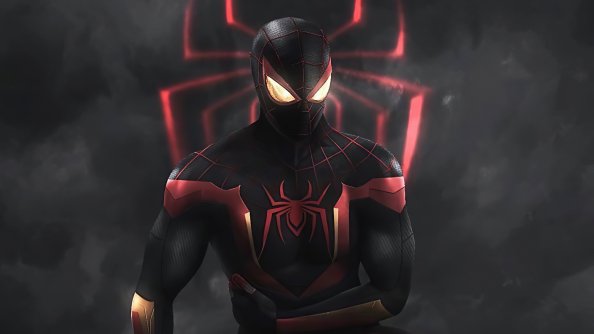 Spiderman Red Suit 4k