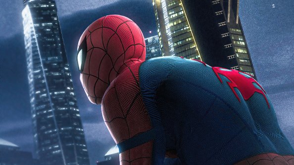 Spiderman Stark Tower 4k