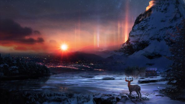 Twilight Forest Side 4k