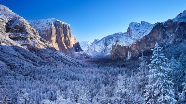 Yosemite Winter Morning 4k