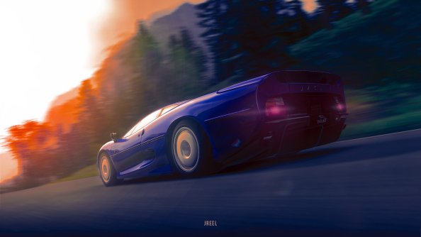 Jaguar XJ220 Art