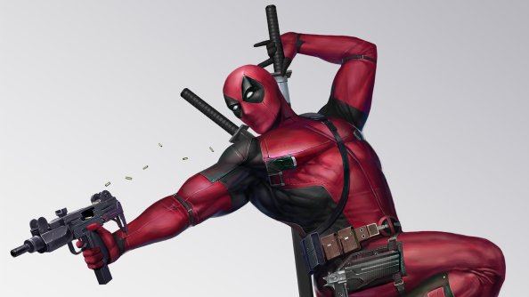 Deadpool With Gun Art
