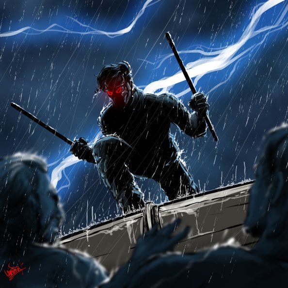 Superhero In The Night