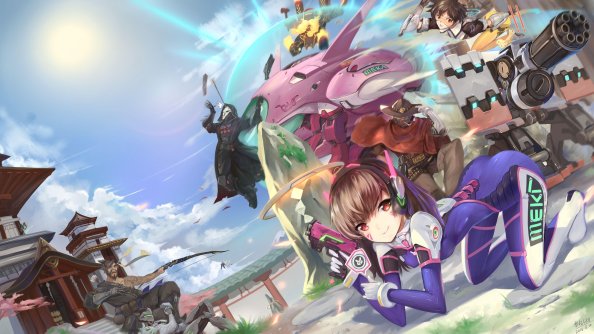 Dva Overwatch Artwork 5k