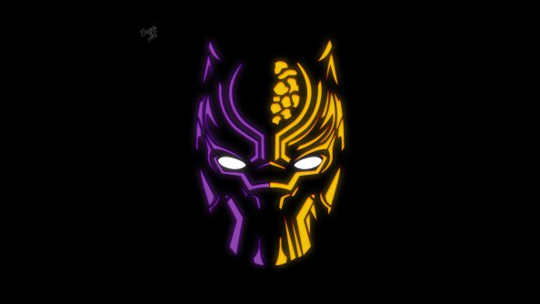 Black Panther Illustration 4k