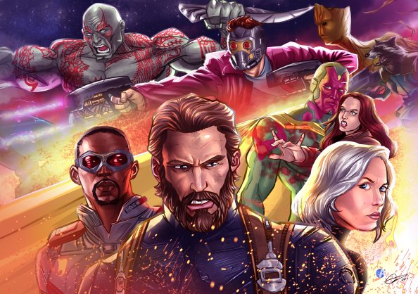 Avengers Infinty War 2018 4k Artwork