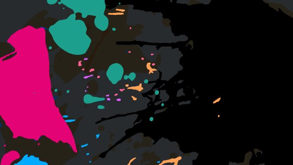 Red Green Colour Splashes 8k