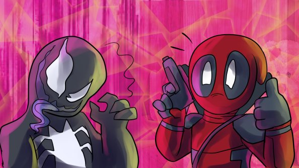 Venom Deadpool Marvel Icon Art