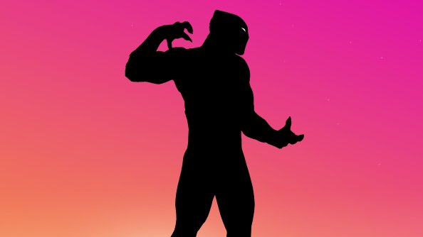 Black Panther Minimal 5k