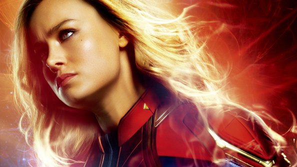 Brie Larson As Captain Marvel Movie 10k