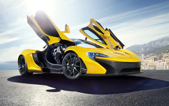 Yellow Mclaren P1