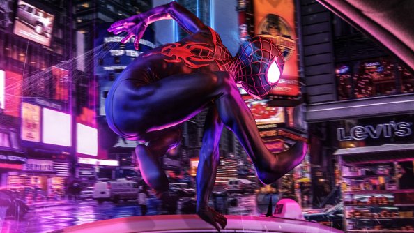 SpiderMan Into The Spider Verse Movie 4k Art