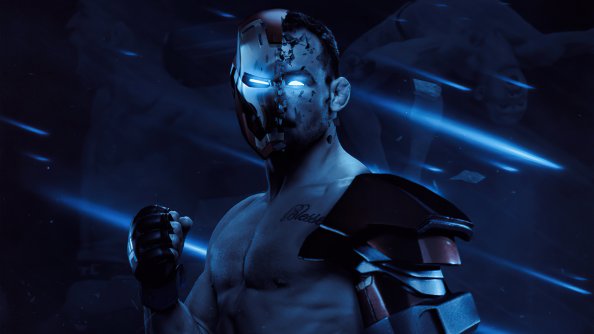 The Iron Michael Chandler UFC Poster 5k