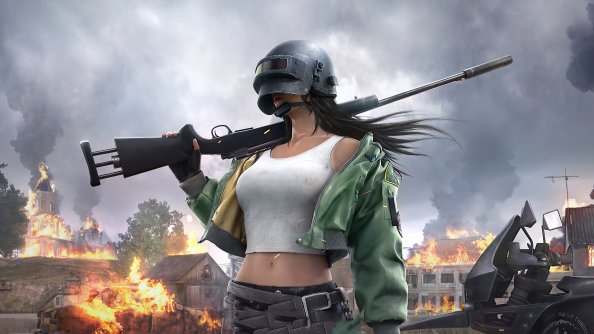 Pubg Helmet Girl 4k 2020