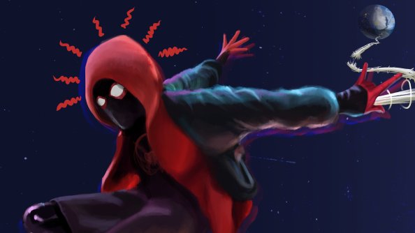 Miles Morales Sketch Art