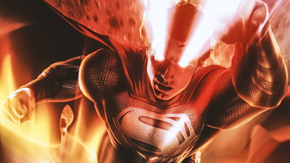 Black Superman Laser Eye