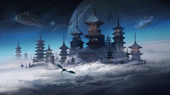 Dragon Temple 4k
