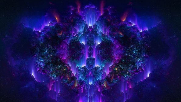 Exploded Star Abstract