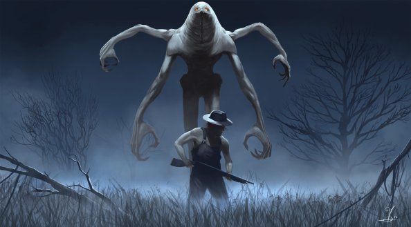 Nightmare In Blue Artwork 4k