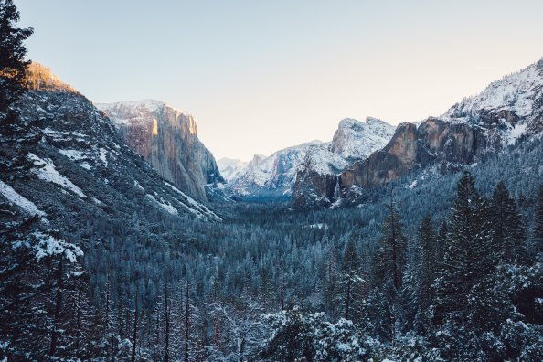 Yosemite Winter 4k